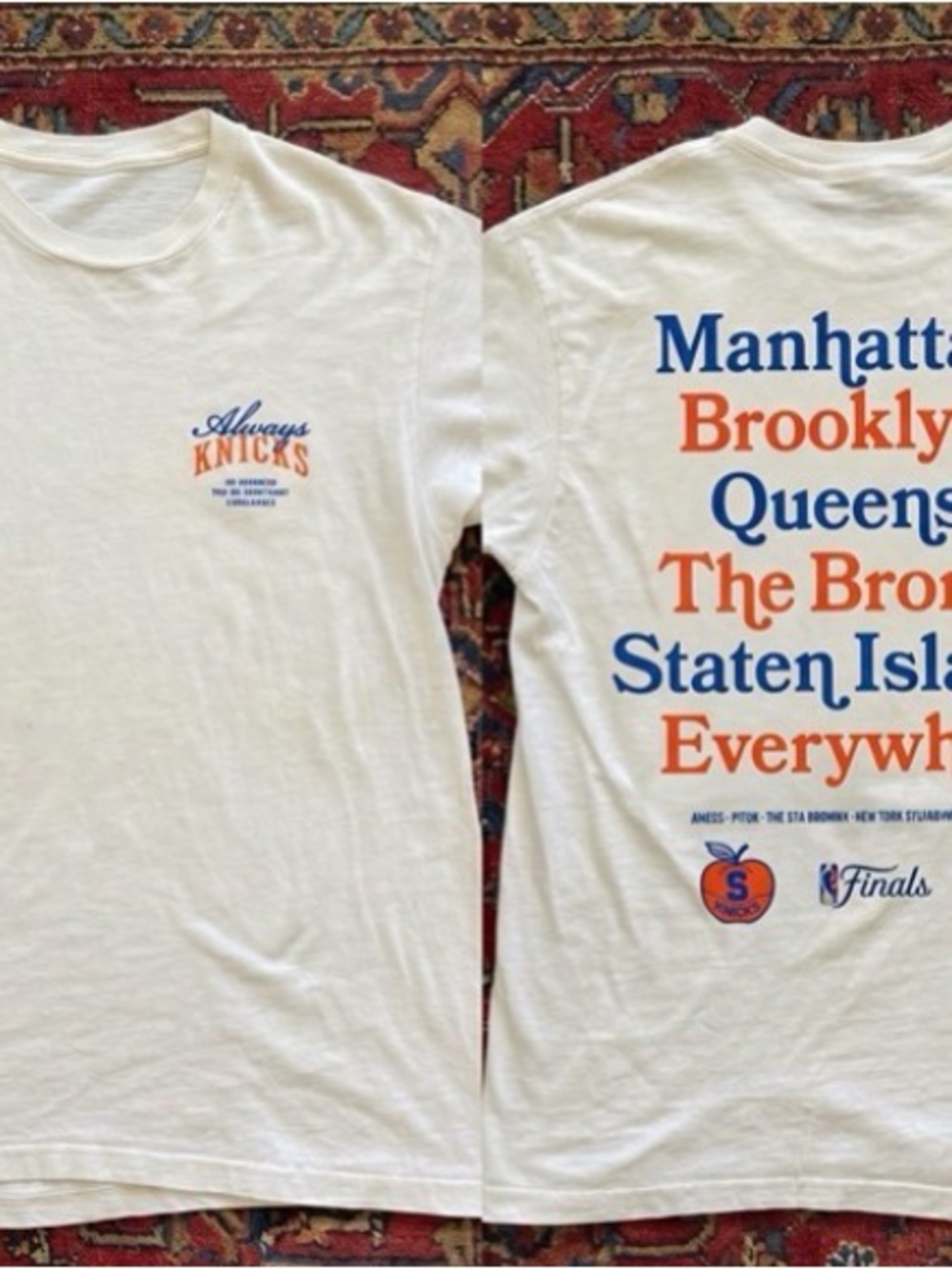 NYON x KNICKS New York Or Nowhere Knicks Finals Reprint T-Shirt